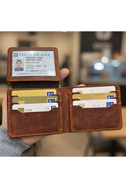 Bakani Leather Genuine Leather Men's Wallet – Stylish Wallet with Multiple Ca...