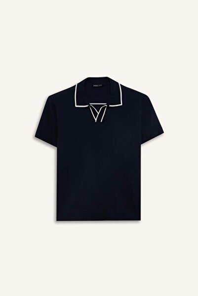 DeFacto Pulover din viscoză cu guler apash, croială normală, pentru băieți G6...