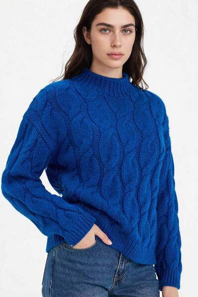 DeFacto Pulover cu guler rotund, croială normală H2135AX26SP