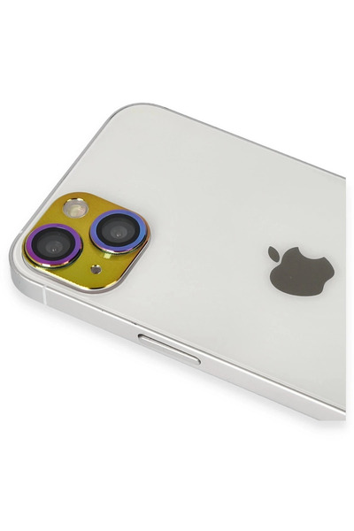 ZEMİRA HOME Newface iPhone 13 Pers Aluminum Camera Lens - Rainbow