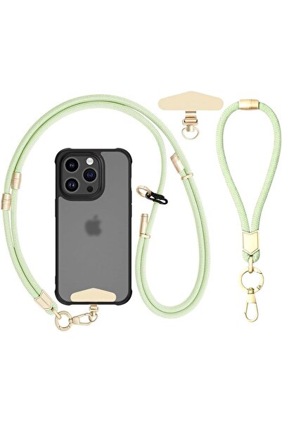 Generic Universal Phone Lanyard Crossbody Phone Strap and Wrist Strap Set, Ad...