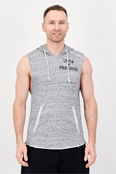 Under Armour Men UA Project Rock Loose Fit Sleeveless Training Hoodie, Light ...