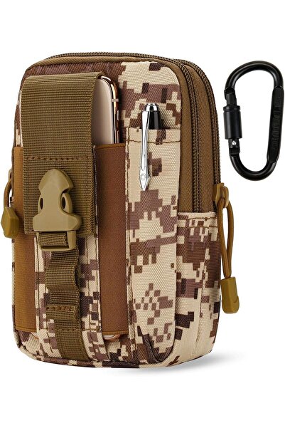 Generic Tactical Waist Pouch EDC Molle Waist Bag Belt Phone Pouch Holster Pur...