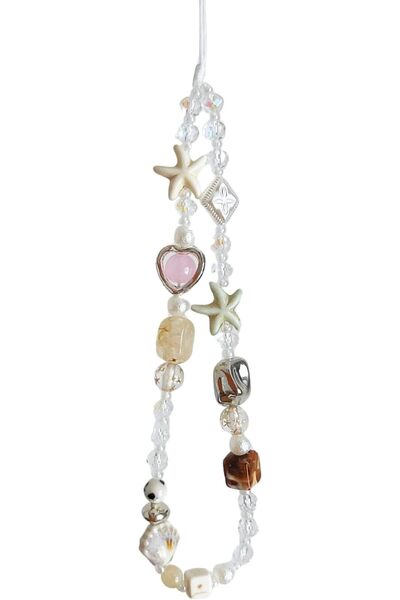 Generic Beaded Camera Wrist Strap, Cute Digital Pendant Mobile Phone Strap, B...