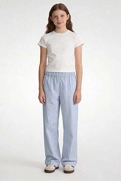 GUPPY Kids Girl Stripe Straight Leg Pants, Multicolor