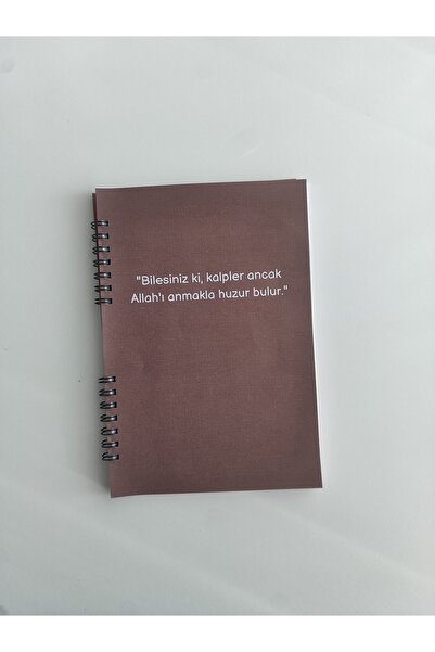 beticraft Zikir Çizelgesi Defteri (2) A5 boy Spiralli