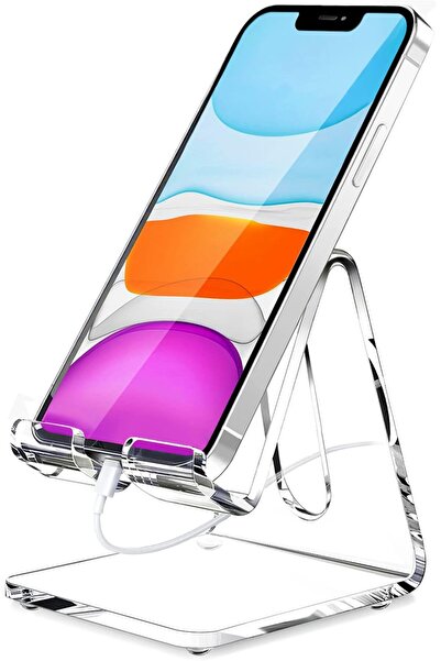 STARSTAR Acrylic phone stand, portable transparent desktop phone stand, for i...