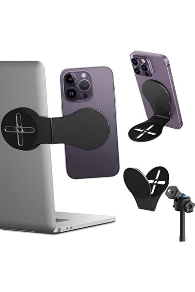 Generic حامل مغناطيسي للهواتف المحمولة لأجهزة الكمبيوتر المحمولة، حامل هاتف ق...