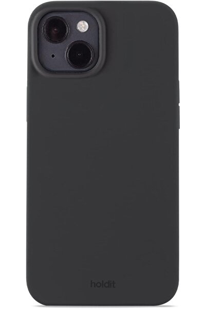Generic جراب هاتف سيليكون من هولد إت لهاتف آيفون 14 بلس، أسود