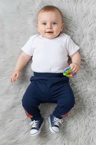 Guppyfriend Toddlers Boy Solid Sweatpants, Blue