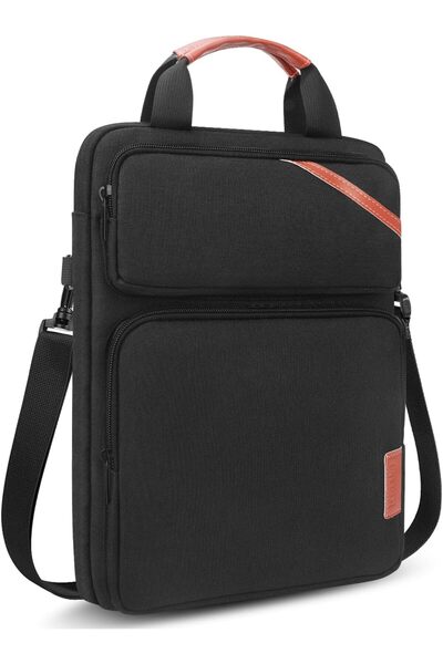 Generic حقيبة كتف iCozzier للكمبيوتر المحمول مقاس 13.3 بوصة، جيبان رأسيان للك...