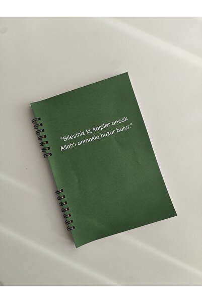 beticraft Zikir Çizelgesi Defteri A5 boy Spiralli