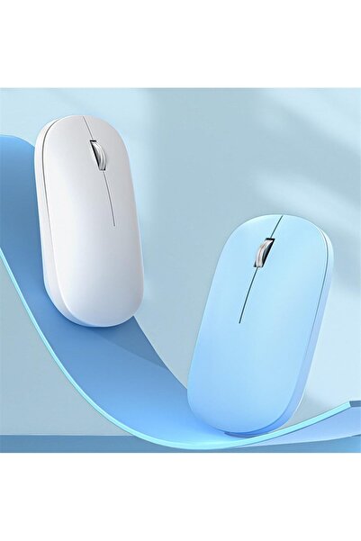 Generic فأرة بلوتوث لاسلكية قابلة للشحن، محمولة، صامتة، تدعم وضع USB، قابلة ل...