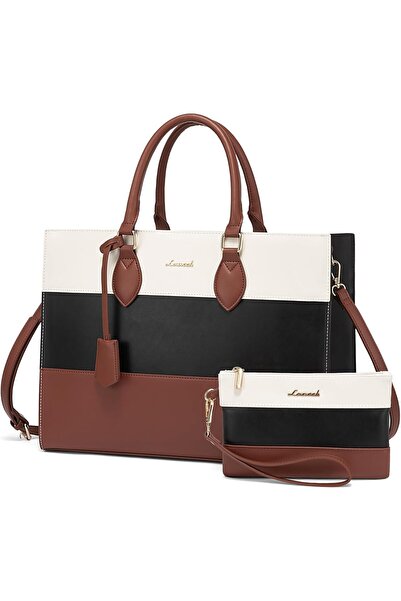 Generic LOVEVOOK Laptop Tote Bag for Women, 15.6 Inch Work Bags, Waterproof C...