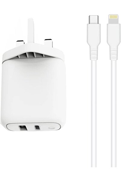 Generic Trands 36W PD and Qualcomm QC 3.0 Charger with Type-C to Lightning Ca...