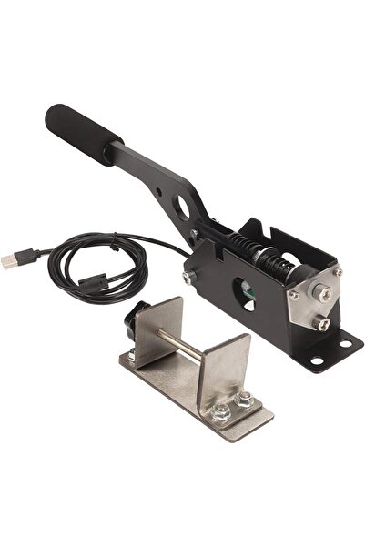 Generic 64 Bit USB SIM Handbrake PC Racing Games Linear E Brake for Logi G27 ...