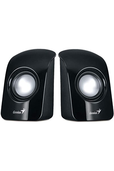 Generic مكبر صوت ستيريو يعمل بمنفذ USB من جينيوس SP-U115، أسود