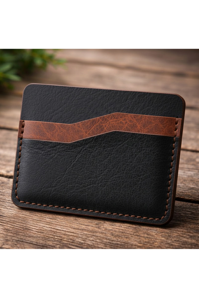 Bakani Leather Genuine Leather Slim Card Holder – Men's Card Holder, Handmade...