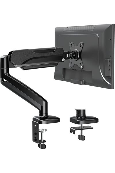 Generic حامل شاشة مكتبي فردي من MOUNTUP، ذراع دعم شاشة قابل للتعديل بنابض غاز...