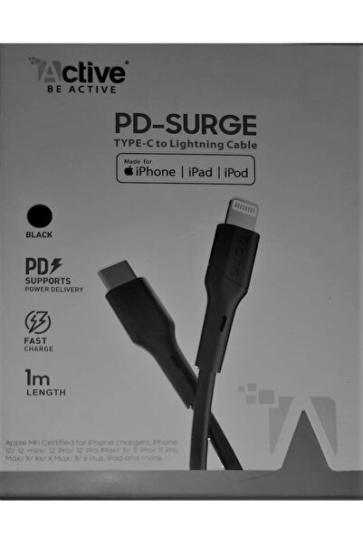 Generic كابل USB من النوع C إلى MFi مزود بتقنية الشحن النشط PD-Surge، طوله مت...