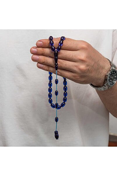 Inure Jewelry سبحة صلاة عنبرية قابلة للضغط