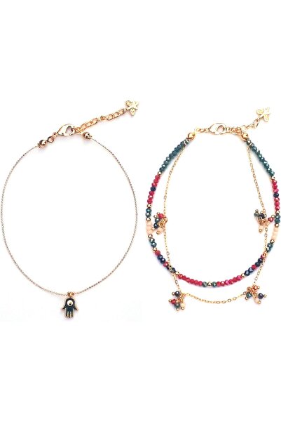 Generic Set Of 2 Anklets For Women Ee36553891R