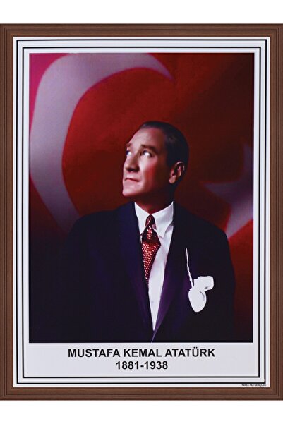 Panda Atatürk Posteri Mdf Çerçeveli 50X70Cm