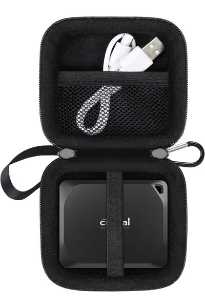 Generic حقيبة حمل أقراص صلبة من لاكدو، متوافقة مع أقراص SSD المحمولة من كروشا...