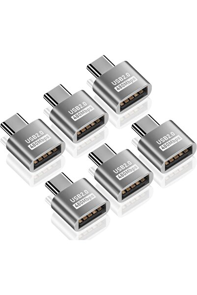Generic KASTWAVE 6 Pack USB-C to USB Adapter, Type-C Male to USB 2.0 Female, ...