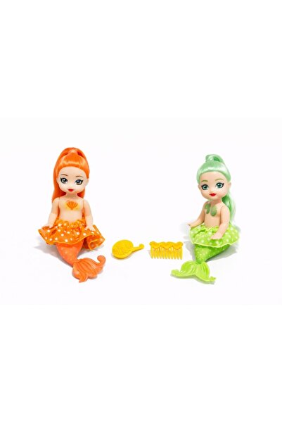 doremodam 2-Piece Mermaid Doll Set - with Movable Joints and Accessories - Or...