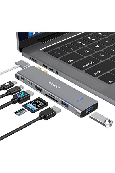 Generic USB C Adapter for MacBook Pro/Air M1M2, 7 in 2 MacBook Accessories Wi...