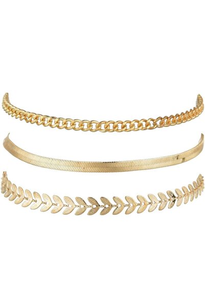 Generic أساور للكاحل للنساء، أساور ذهبية متعددة الطبقات للنساء، مقاومة للماء،...