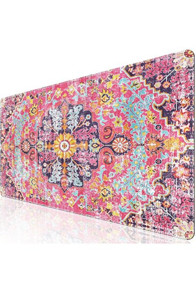 Generic سجادة مكتب iLeadon، وسادة ماوس كبيرة الحجم بتصميم بوهيمي، وسادة لوحة ...