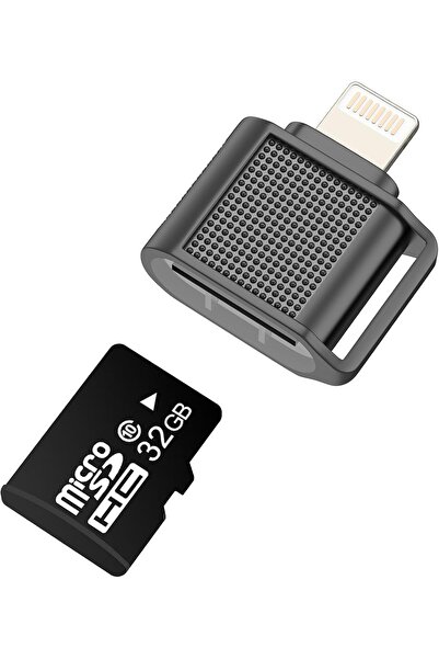 Generic قارئ بطاقات الذاكرة الصغيرة (Micro SD)، معتمد من MFI، لهواتف iPhone 1...