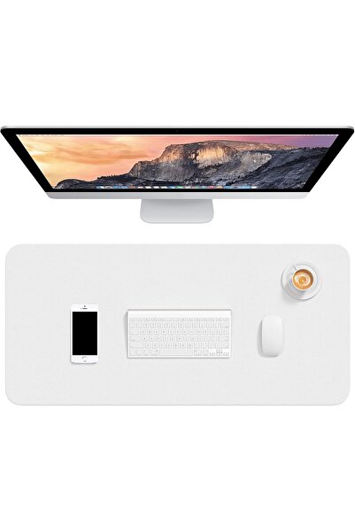 Generic وسادة مكتب Hsurbtra، سجادة مكتب من الجلد الصناعي مقاس 30 بوصة × 14 بو...