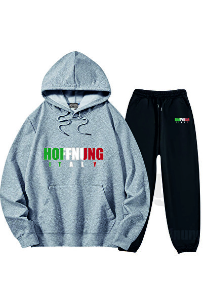 HOFFNUNG Casual Tracksuit Set Italy Outdoor Spring/Summer Full Hoodie