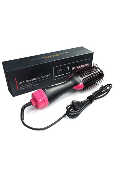 Generic Derovan 3-in-1 Hot Air Styling Brush – Dryer, Straightener & Volume E...