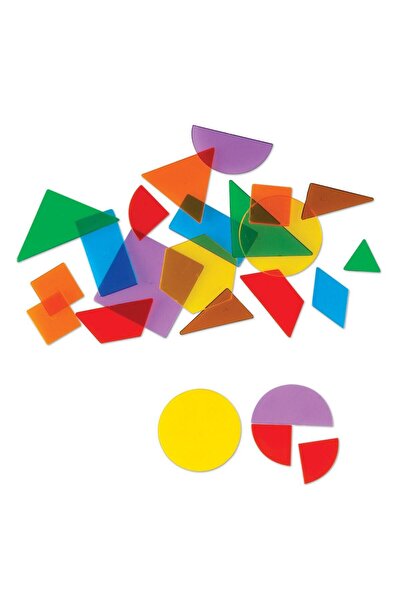 Learning Resources Forme geometrice transparente (408 piese)
