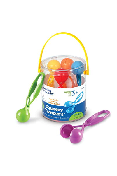 Learning Resources Set of 6 colored tweezers