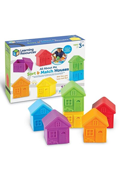 Learning Resources Sorting game - Colored houses