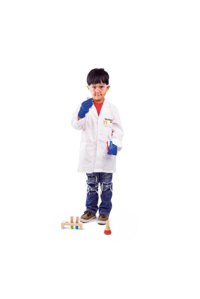 BIGJIGS Toys Set costum si accesorii de laborator pentru copii