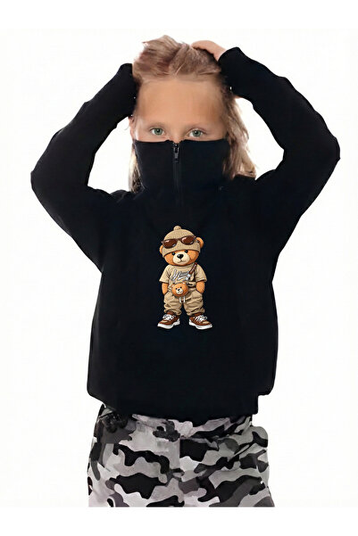 Flaubert Snow Mask Ninja Unisex Zippered Sweatshirt Cardigan 3 Yarn Thick Zip...
