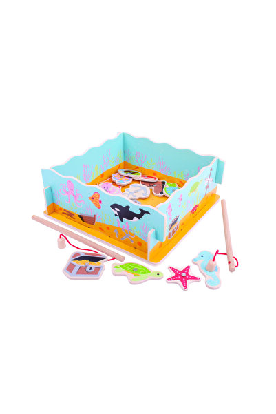 BIGJIGS Toys Magnetic game - Let's go fishing