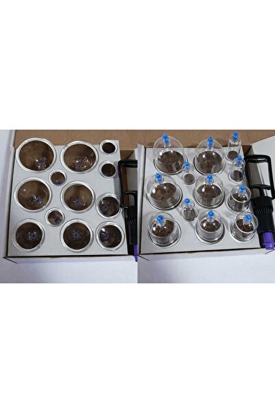 Hacamat Geleneksel Şifaa 13 parça vakumlu kupa seti