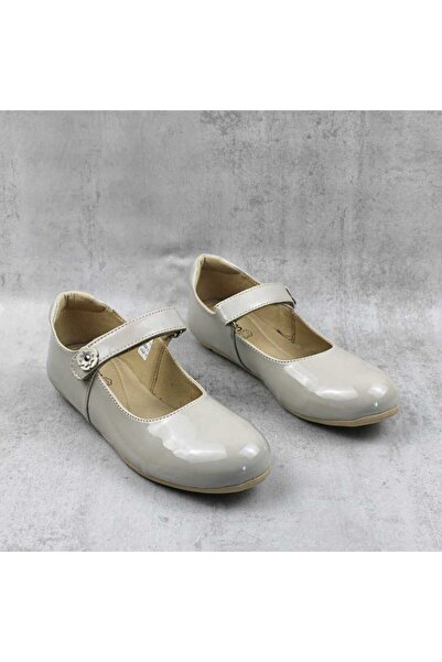 tino Pantofi usori , de copii , din lac sintetic , cu bareta 1527-BEJ/BEJ1