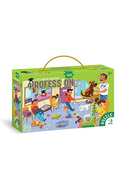 Dodo Puzzle meserii - Medic veterinar (150 piese)