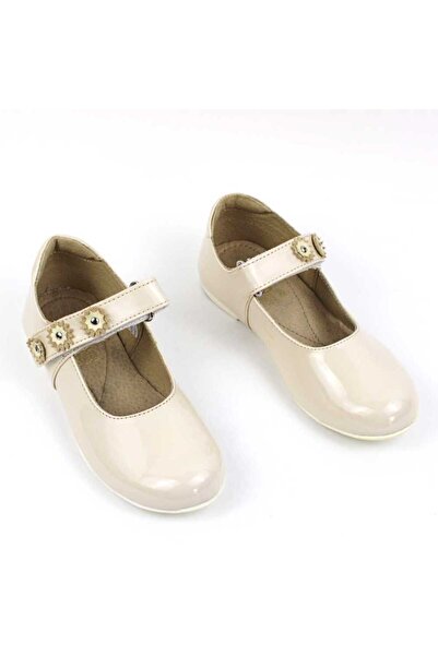 tino ​Pantofi usori , de copii , cu bareta decorata 1527-BEJ