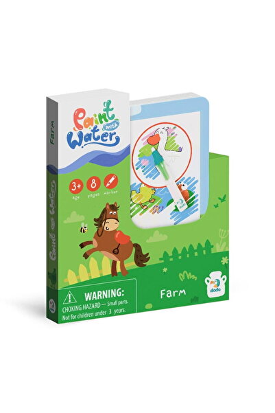 Dodo Set de colorat cu apa - La ferma