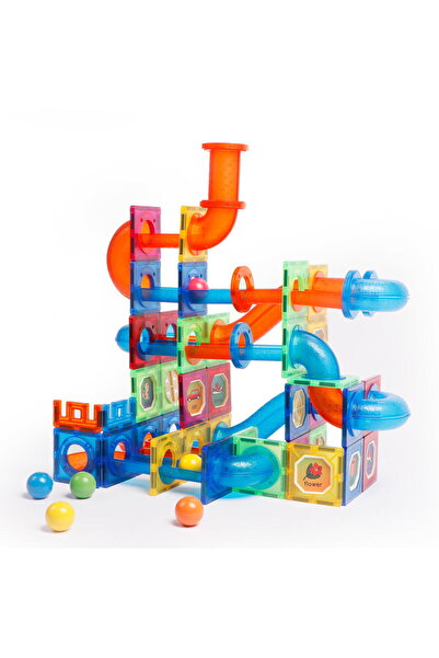 Magplayer Set de constructie magnetic - Marble Run (171 piese)