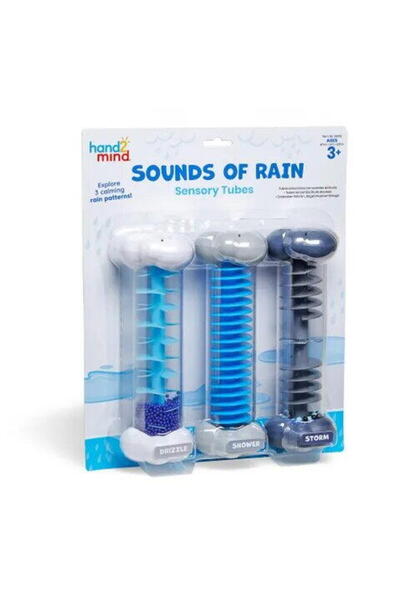 Hand2Mind Eprubete senzoriale - Sunete de ploaie